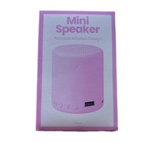 Mini Wireless Bluetooth Speaker Bubblegum Pink Portable High-Quality Sound