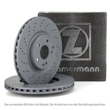 ZIMMERMANN Bremsscheiben Satz &Oslash; 342mm f&uuml;r MERCEDES SL R231 350 400 500 vorne