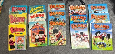 Beano &Dennis the Menace annuals 1982-2011 Bulk Collection Job Lot Vintage Retro