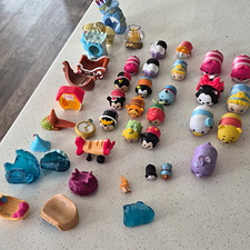 Disney Tsum Tsum Mini Figures  Accessories Lot, Mixed Character Assortment