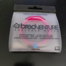 Breo venture pink watch  water resistant 3 atm  17 cm wrist size.