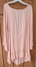 DESIGNER SUNDRESS INDIANA PEACH SHORT DRESS M/L UK 10-12