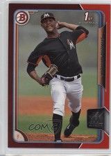 2015 Bowman Prospects Red 3/5 Jarlin Garcia #BP148 0o9