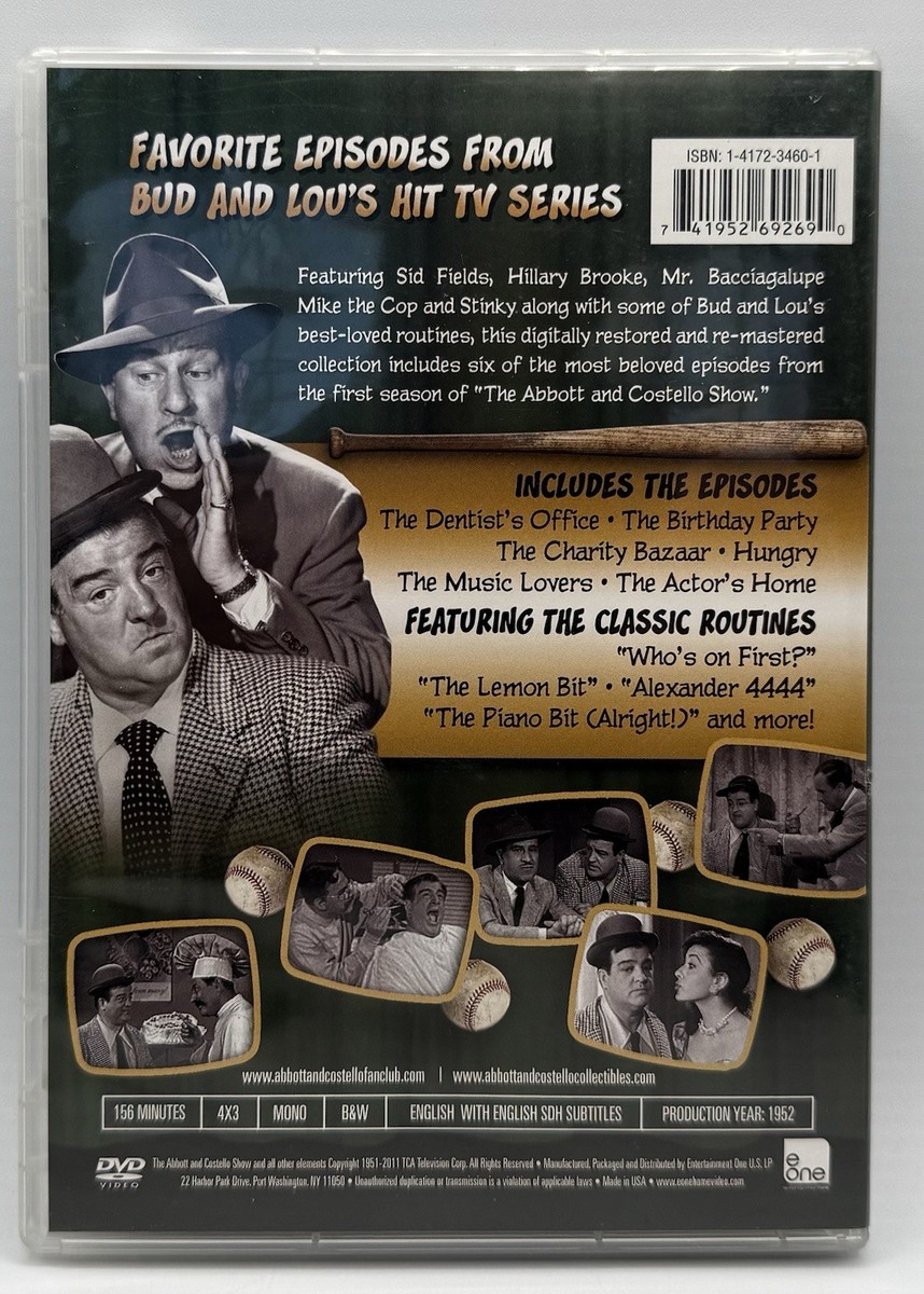 (未使用･未開封品)Abbott &amp; Costello Show: Whos on First [DVD] Amazon.com: The Abbott and Costello Show Featuring 