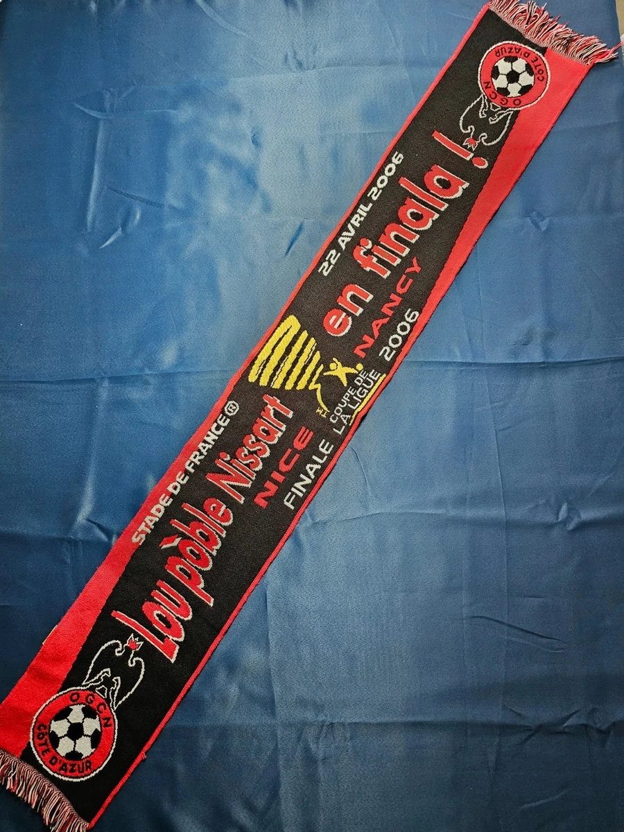 Echarpe de foot rétro SC Bastia années 2000