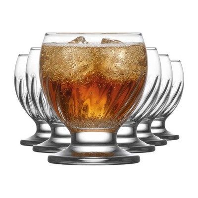 LAV Nectar Softdrinkgläser mit Fuß 215 ml   6er Set | HELDENA