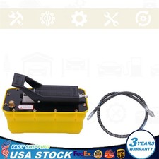 Jack Pump Air Over Hydraulic Foot Pump Rotary Lift 10000psi 0.75-0.95lmin 2.3l