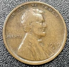 1909 S Lincoln Wheat Cent 1c Key Date VF Very Fine San Francisco