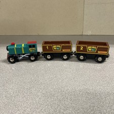 Maxim Enterprise Mouse Mine Wooden Train Tweeties Railroad 3 Pcs