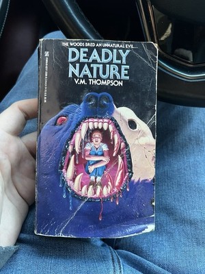 DEADLY NATURE by V.M. Thompson 1988  ZEBRA Horror Paperback Hell 1st Printing