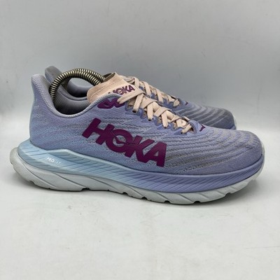 Hoka One One Womens Mach 5 1127894 BLSSN Blue Running Shoes Sneakers Size 7.5 B