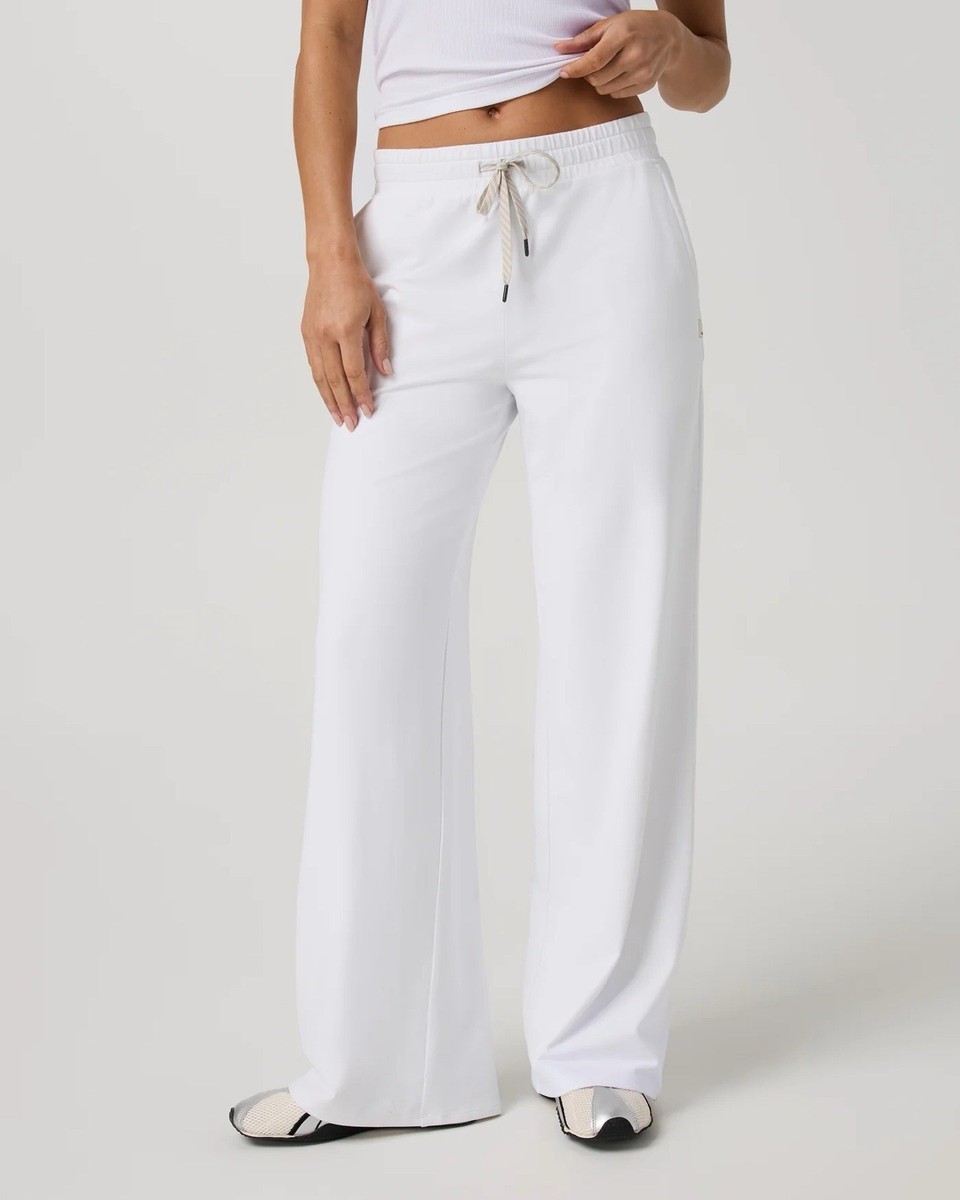 【新品】Goldwin Ray Pants アイスホワイト XXS Vuori Women's Size XS Halo Essential Wideleg Pant, Regular, White