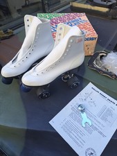 1983 VTG New-Old-Stock Womens Roller Star Roller Derby Skates Size 7 U960 White