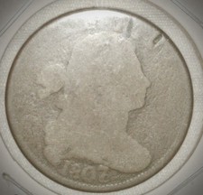1807/6 Draped Bust One Cent. Large 7