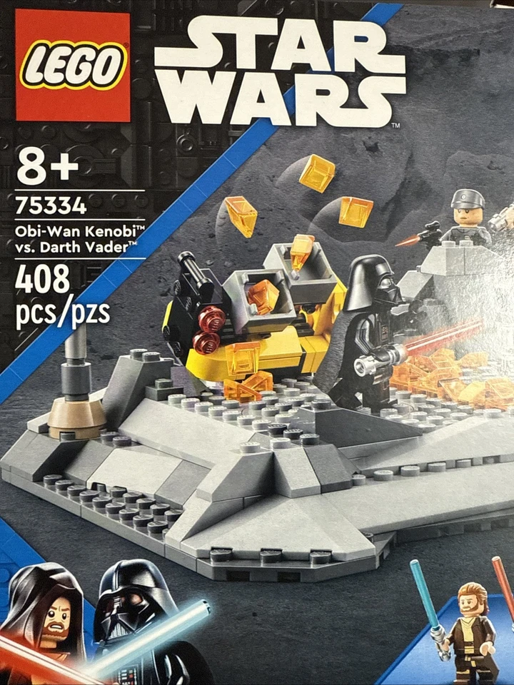 NEW Sealed Retired LEGO Star Wars: Obi-Wan Kenobi vs. Darth Vader 75334 - Image 2 of 4