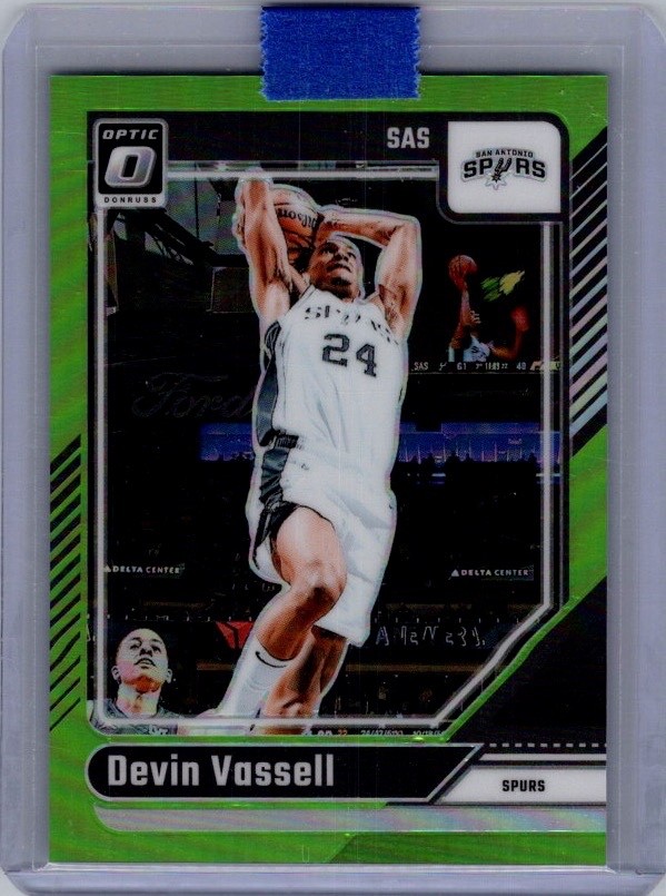 2024-25 Donruss Optic #157 Devin Vassell Lime Green #/149