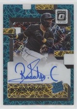 2022 Panini Donruss Optic Teal Velocity Prizm 30/49 Rodolfo Castro Auto 0m0g