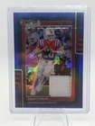 2025 Panini Donruss Donruss Threads Drake Maye #DTH-DME (MEM)  Blue Hyper