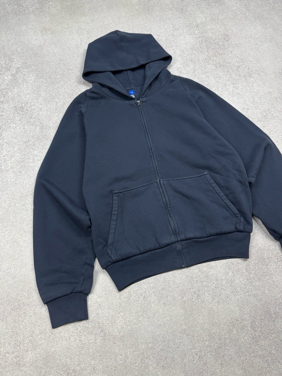 New Without Tags Authentic Yeezy x Gap Zip Up Men's Navy Hoodie