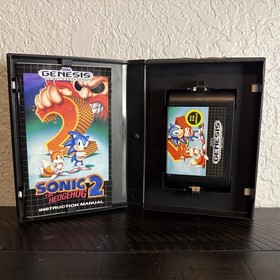 Sonic the Hedgehog 2 (SEGA Genesis, 1992) CIB W/Manual