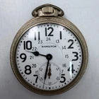 Antique Hamilton 21 Jewels Pocket Watch, Pre-Owned, Doesn't Run (#41-168)
