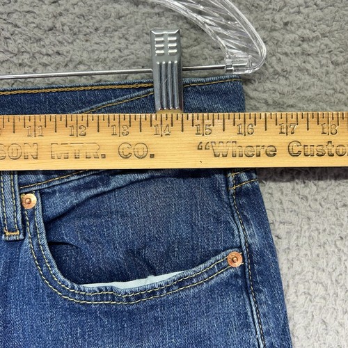 Levis 527 Jeans Mens 32x34 Blue Denim Slim Fit Bootcut Casual Western Cowboy - Picture 3 of 10