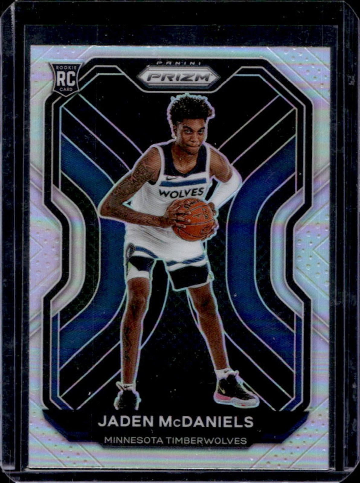2020-21 Prizm Jaden McDaniels RC Silver Prizm #277 Timberwolves