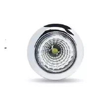Mini Button Clear Red LED with Reflector and Silicone Locking Ring (1 Diode)