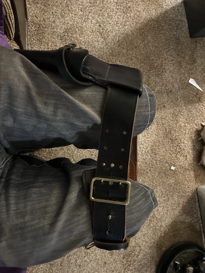 Nice Vintage Police Belt And Holster - Image 2 of 4