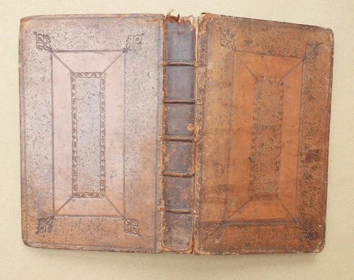 1717 - RARE OLD RELIGIOUS BOOK - CONFESSIONS OF FAITH, FULL LEATHER. CATECHISMS