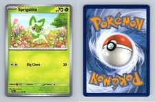 Sprigatito #13 SV Paldea Evolved Common Pokemon 2023 TCG Card