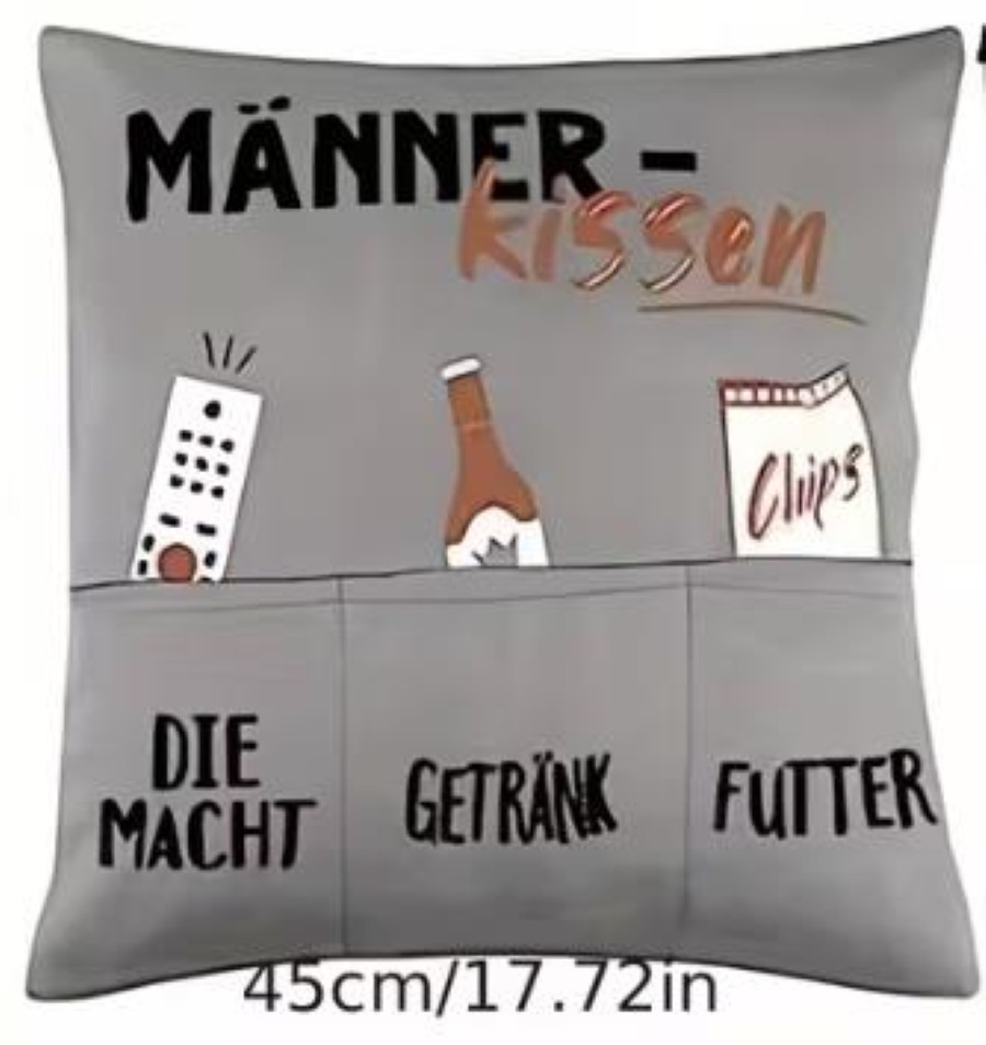 Männer-Kissen – Das perfekte Geschenk für echte Kerle