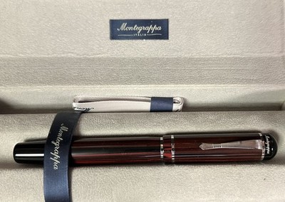 Montegrappa Fountain Pen Mia Carissima Ebonite 18k Nib Limited Edition w Box