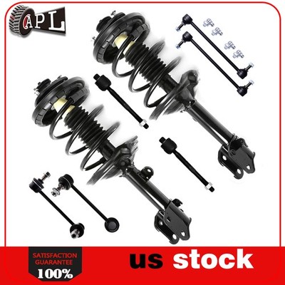 For 03 04 05 Acura MDX Front Struts Sway Bars Link Inner Outer Tie Rod Ends Kit
