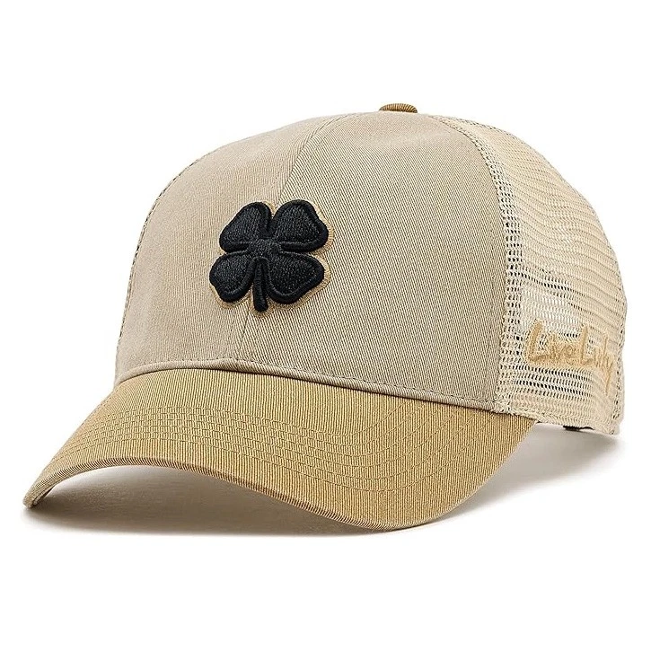 Black Clover Mens Two Tone Vintage Golf Hat Snapback Cap - New