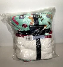 CUDDL DUDS COZY SOFT REVERSABLE FAUX FUR THROW  50"X60" XMAS PATTERN (NIB)