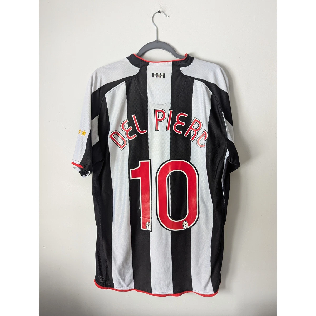 Maillot Italia Del Piero Euro 2008 – Puma – Blanc, Numéro 7, Taille L – Vintage