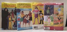 Halloween Costume Cosplay Adult And Children, Sewing Patterns Lot 4