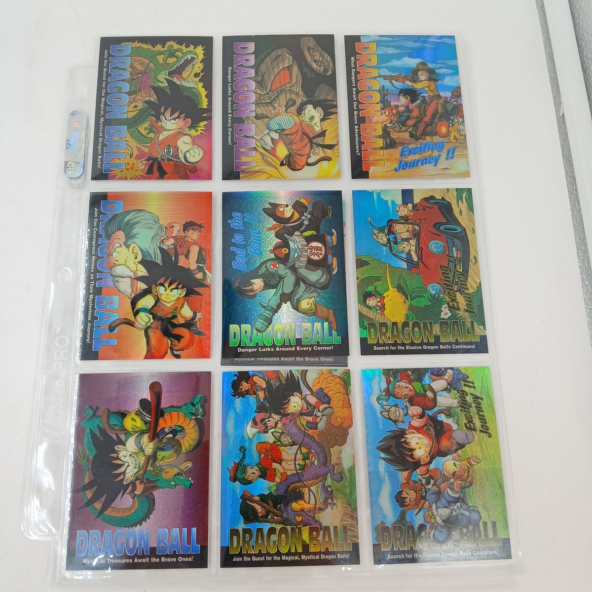DRAGON BALL Bird Studio 10 Card Set Chromium Refractor Hologram