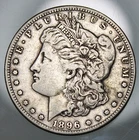 1896 S Silver Morgan Dollar - Sharp VF !!