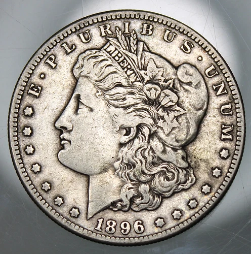 1896 S Silver Morgan Dollar - Sharp VF !!