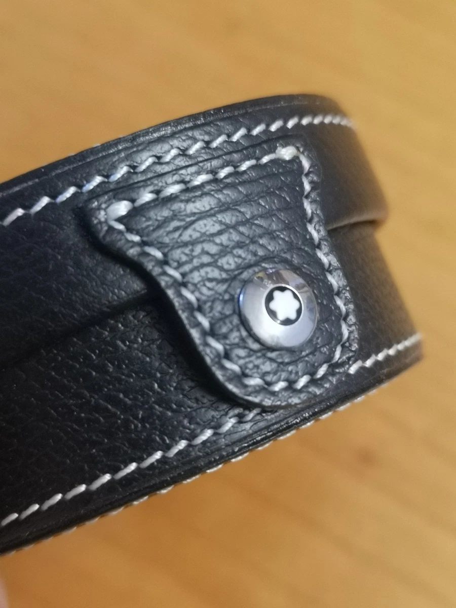 Montblanc Leather Black Jewelry for Men for sale | eBay