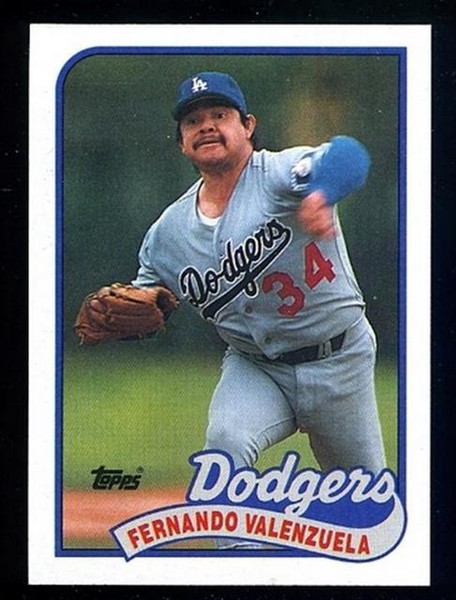 1989 Topps Fernando Valenzuela 150 Baseball Card For Sale Online EBay