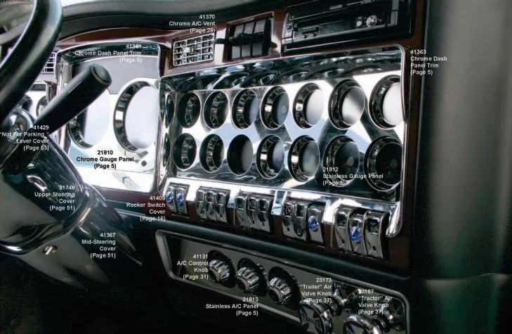 Kenworth dash panels deals