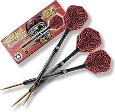 Shot! DartsWarrior Kapene Steel Tip Dart Set-90% Tungsten Barrel - Free Shipping
