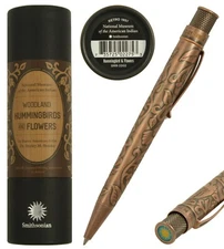 Retro 51 #SRR-2202 Smithsonian Series "Hummingbird & Flowers" Rollerball Pen