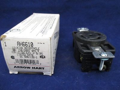 Arrow Hart AH6610 Locking Receptacle new
