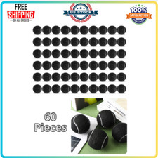 60 Pieces Precut Tennis Bulk Tennis Balls for Chairs Tennis Balls Heavy Duty ...