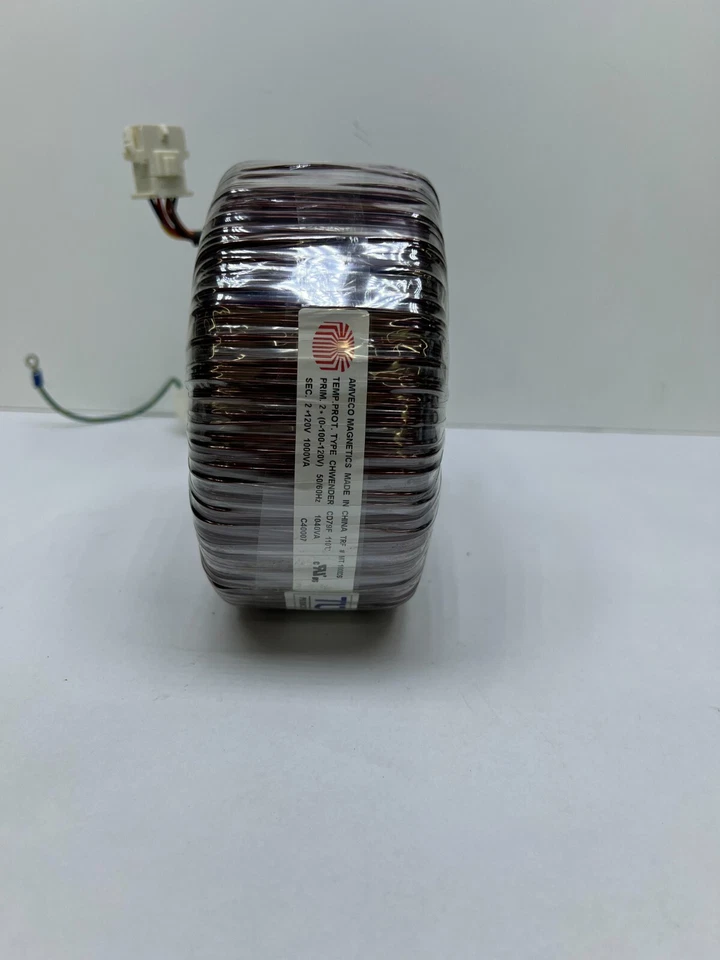Amveco Magnetics MT1000DS 1000VA Medical Grade Toroidal Isolation Transformer - Image 3 of 4