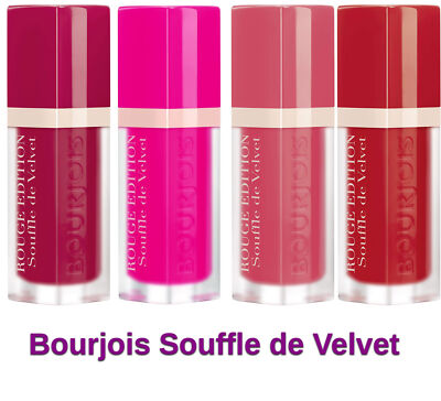 Bourjois Rouge Edition Samt Atem Lippenstift 4 Auswahlmöglichkeiten